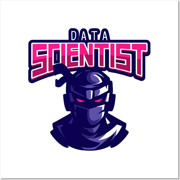 Ninja Data Scientist Wall Art by ArtDesignDE